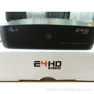 E4 HD Set Top Box iptv box with DVB-S2 satellite receiver and wifi support